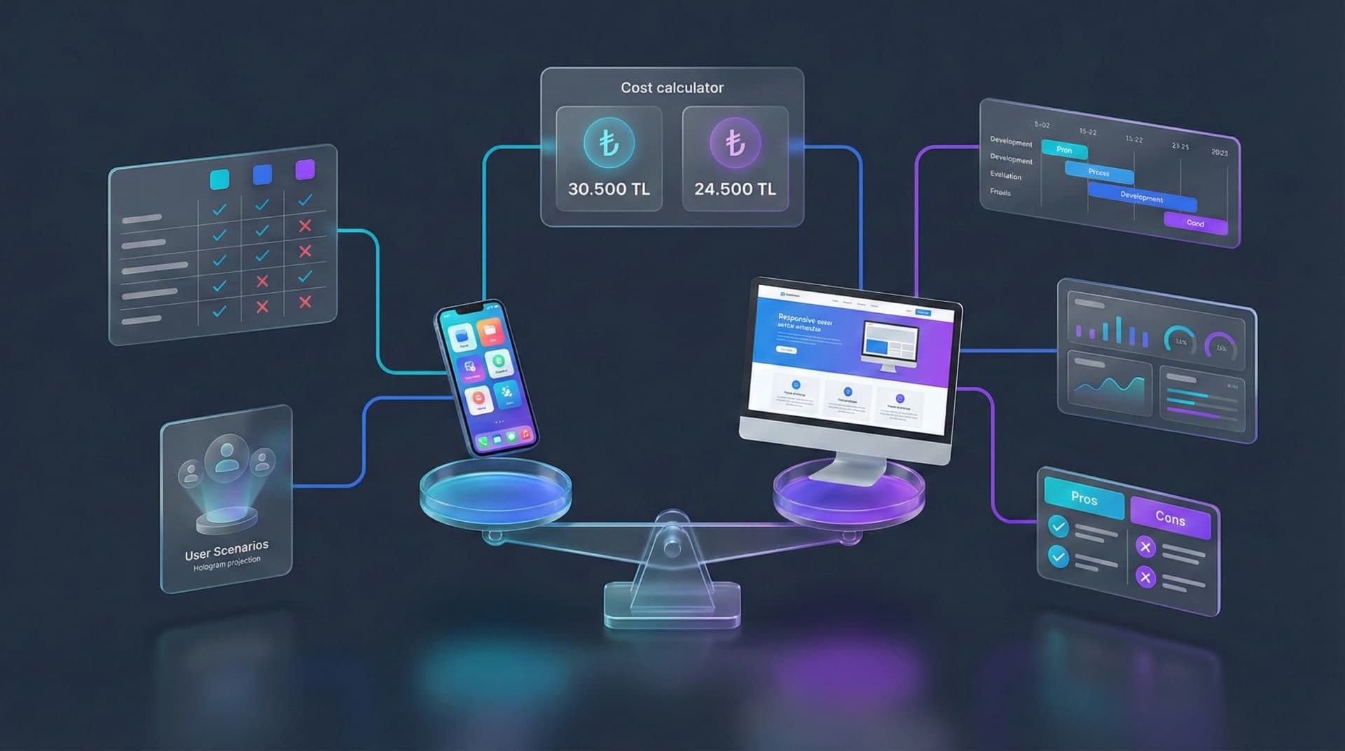 Mobil Uygulama mı Web Sitesi mi? 2026'da Hangisini Seçmeli? - Blog yazısı öne çıkan görseli