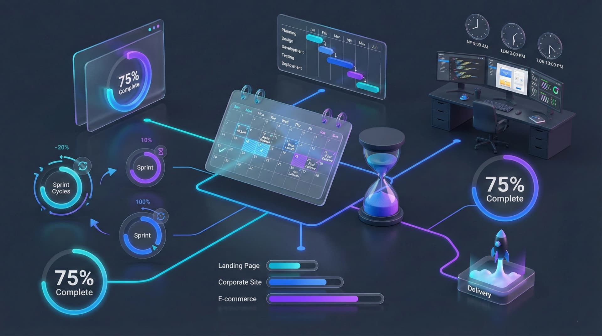 Web Sitesi Kaç Günde Biter? 2025 Gerçekçi Süre Tahmini - Blog yazısı öne çıkan görseli