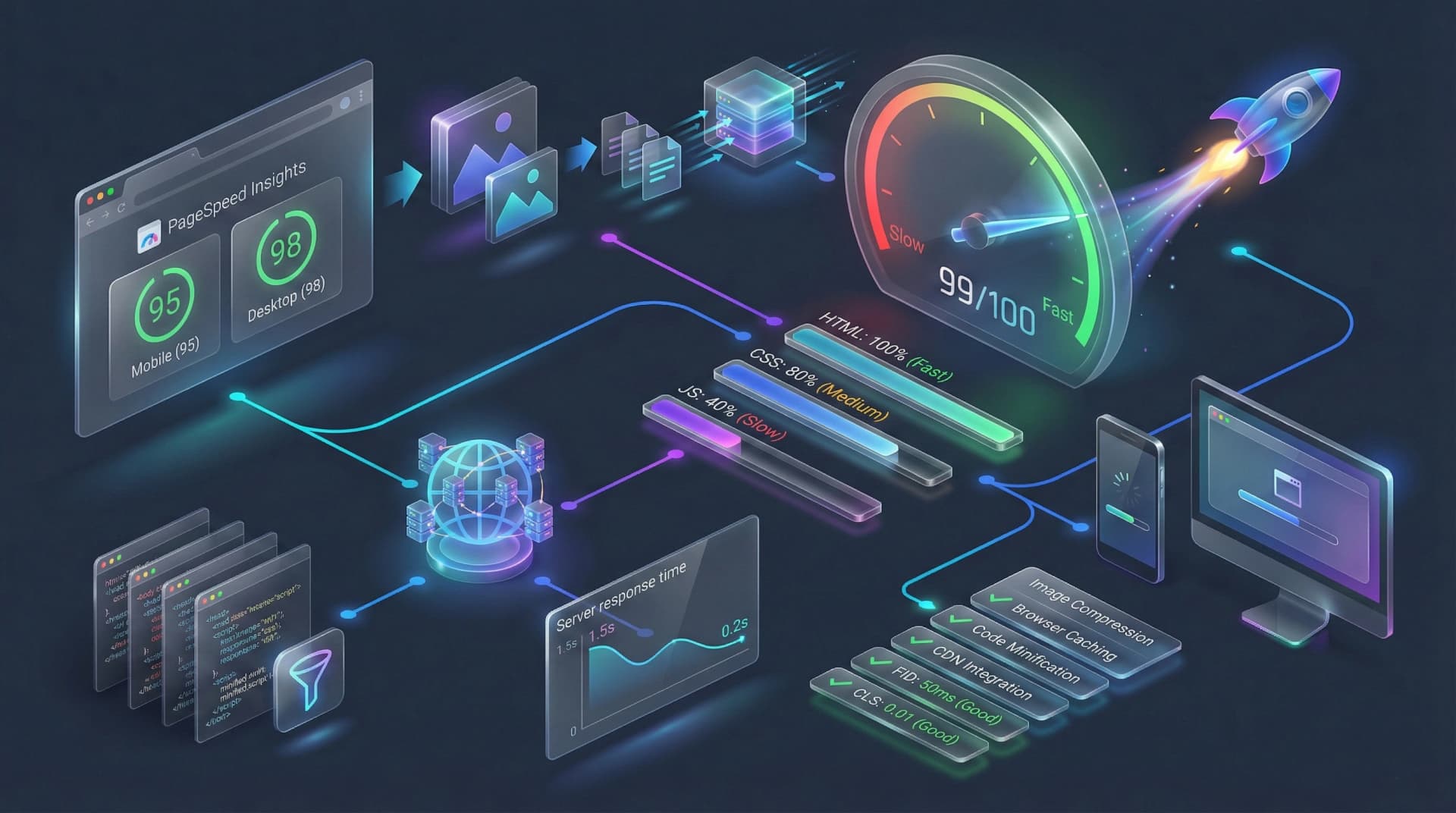 Web Sitesi Neden Yavaş? 2025 Hız Sorunları ve Çözümleri - Blog yazısı öne çıkan görseli