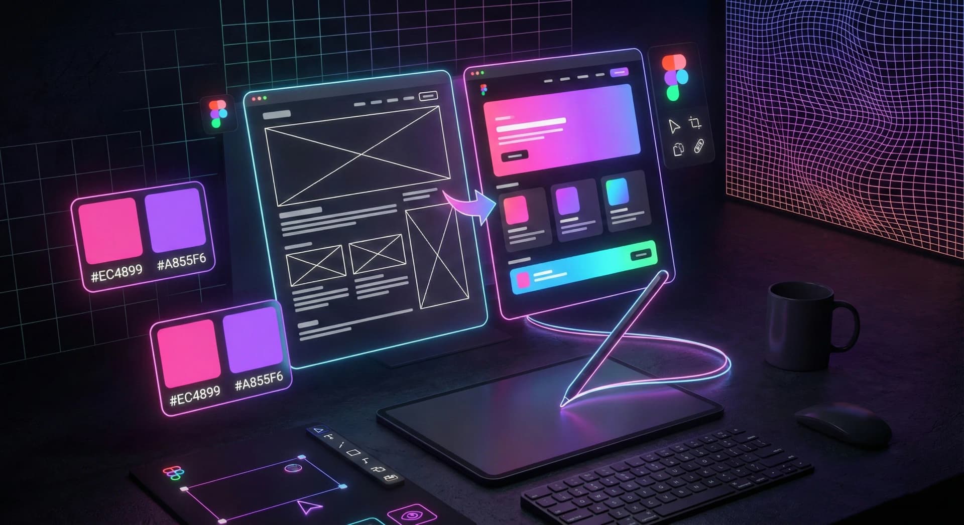 UX/UI Tasarım Background